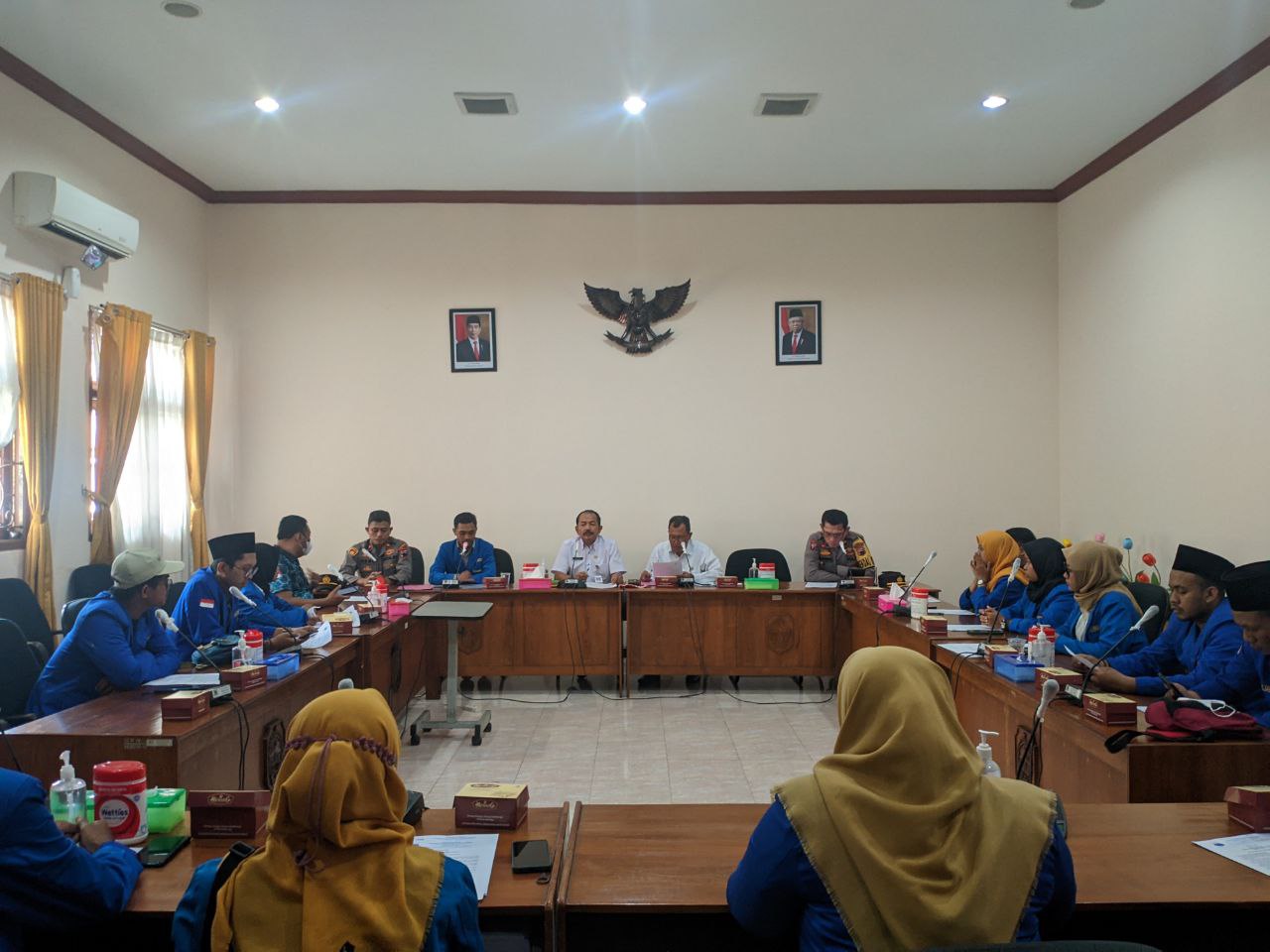 Audiensi Penolakan Harga BBM Hanya Ditemui Sekwan, PMII Pati Tetap Sampaikan 4 Poin Tuntutan