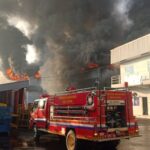 Gudang Ekspedisi JNE di Depok Terbakar