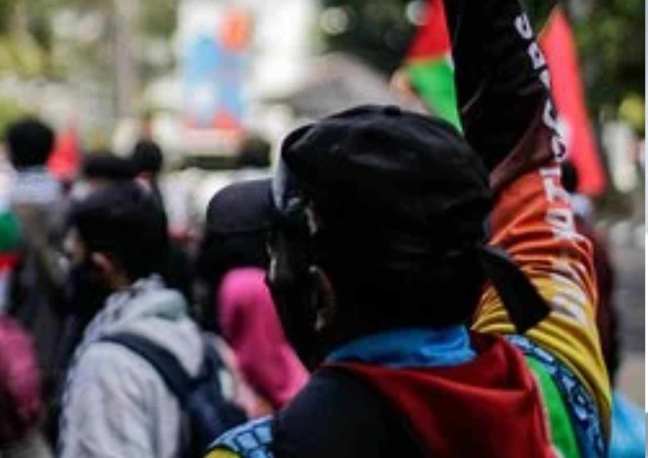 Aksi Demo Kenaikan Harga BBM di Jakarta Pusat