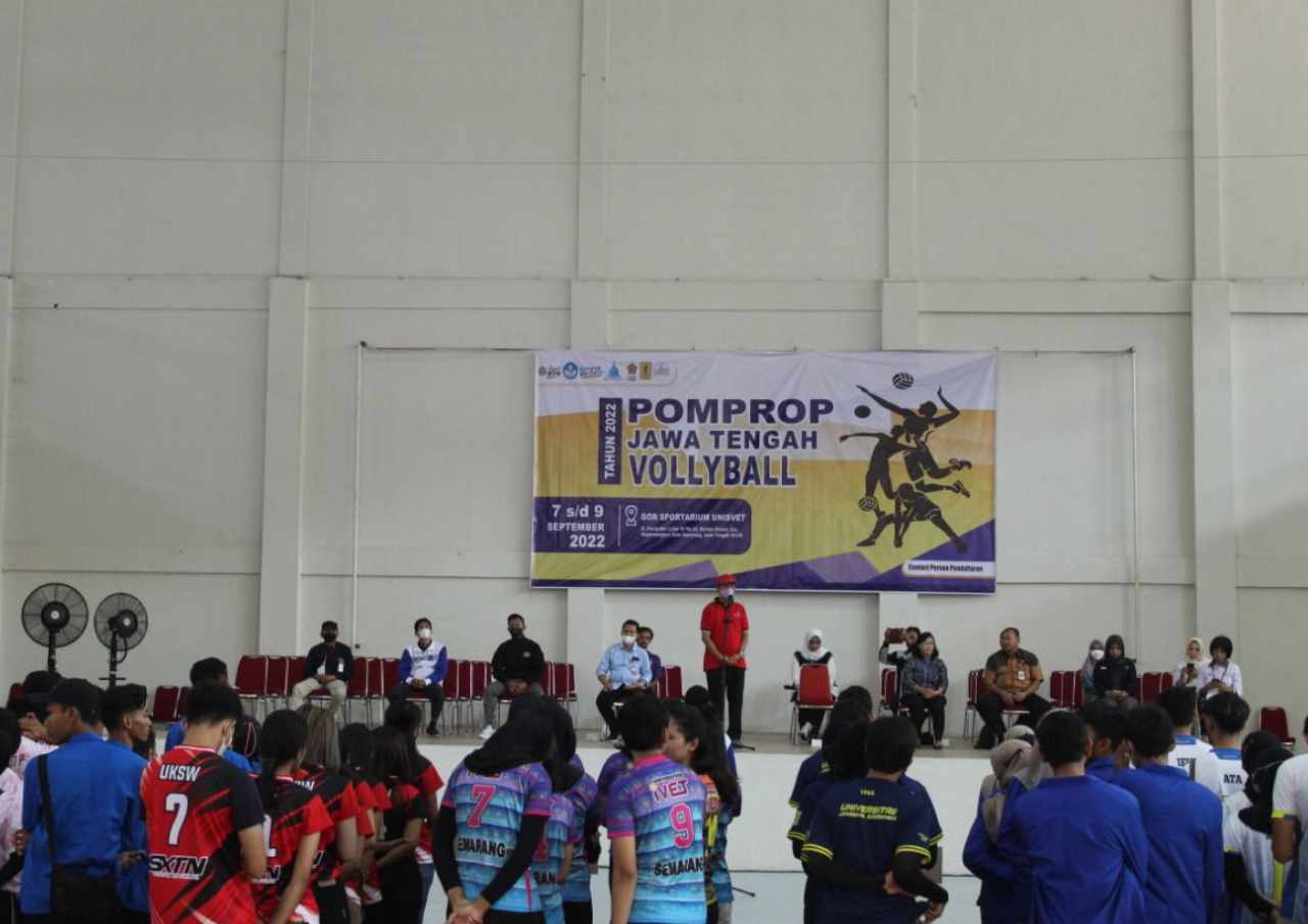 Dipercaya Jadi Tuan Rumah Pomprov Jateng 2022 Cabor Voli, Universitas Ivet Gandeng PBVSI