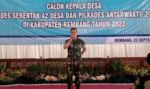 Sukseskan Pilkades, Dandim 0720/Rembang Imbau Aparat Bertindak Tegas kepada Pelanggar Hukum
