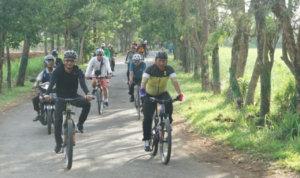 Cek Persiapan Penilaian Adipura 2022, Pj Bupati Pati Gowes Keliling Kota