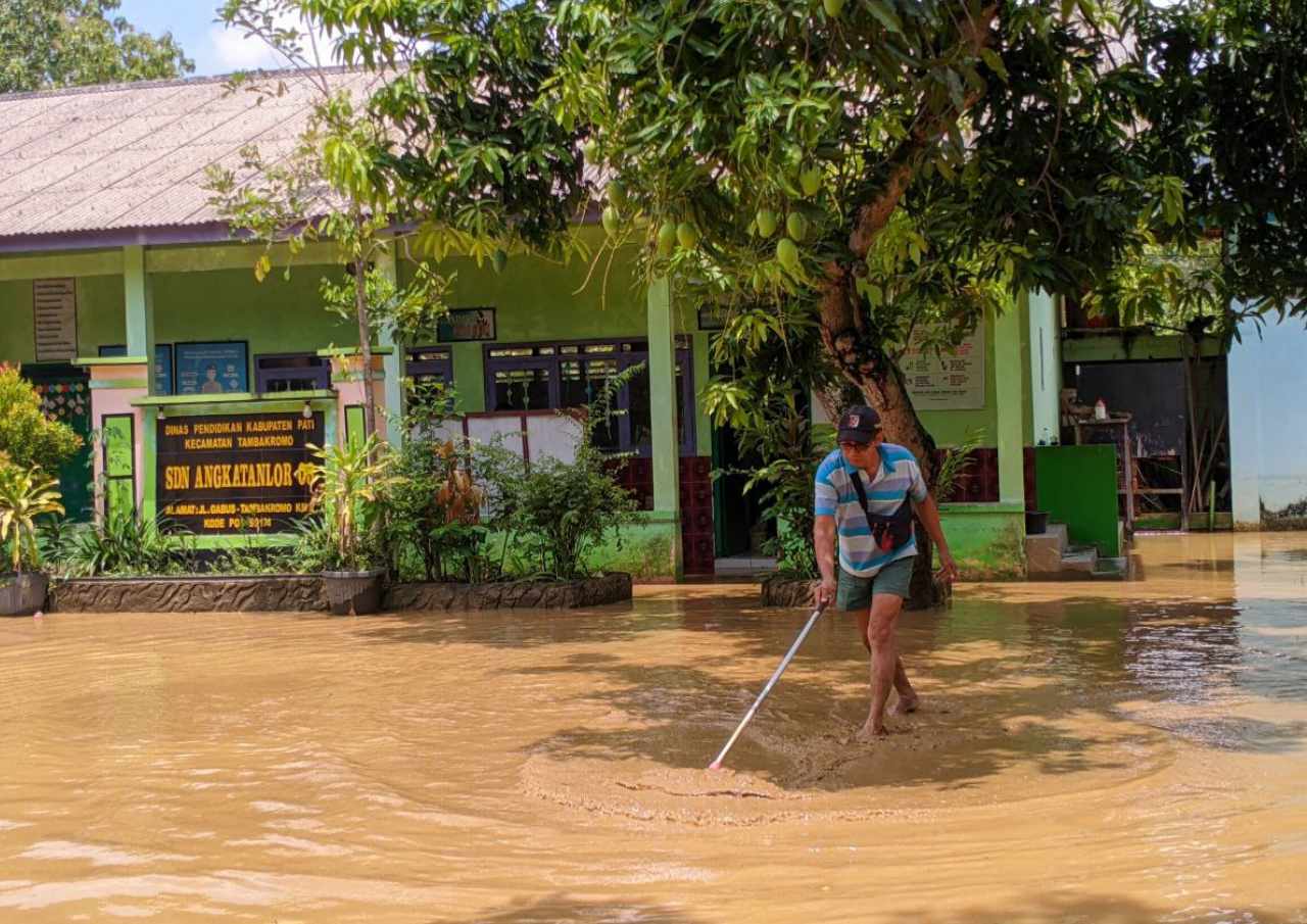 Terdampak Banjir Bandang, Sejumlah Sekolah di Wilayah Pati Selatan Terpaksa Diliburkan