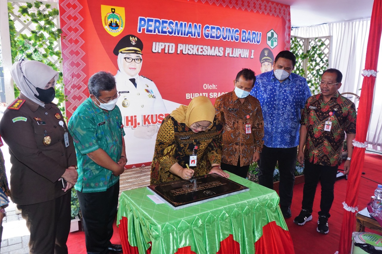 Bupati Sragen Harapkan Gedung Baru Puskesmas Plupuh I Segera Beroperasi