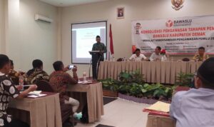 Jelang Pemilu 2024, Bawaslu Demak Gelar Konsolidasi Pengawasan Tahapan Pemilu