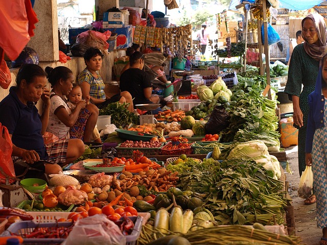 Foto: ilustrasi bahan pangan di pasar (Sumber: Pixabay)