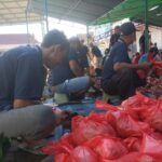 Puluhan Kambing Bantuan Baznas Disembelih, Warga Bersyukur