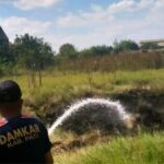 Lahan Kosong Dekat Permukiman Warga Desa Growong Kidul Kebakaran