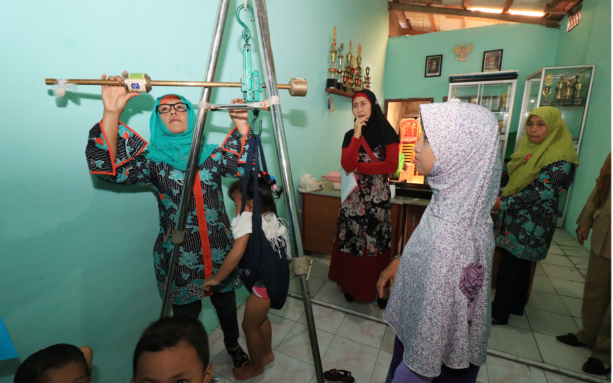 Timbangan di Posyandu Akan Dipasangi Antropometri Kid