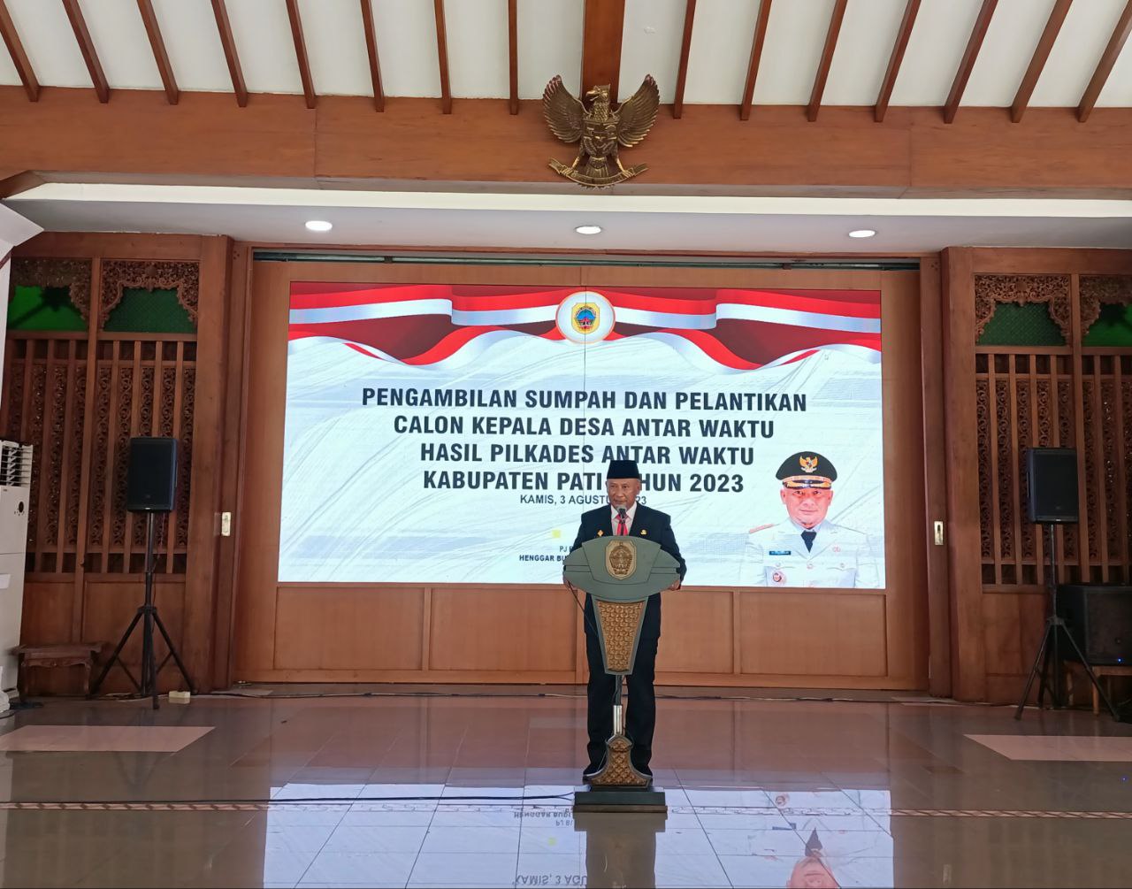 Foto : PJ Bupati Pati, Henggar Budi Anggoro (Sumber : Mitrapost / Putri Asia)