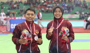Foto: Pati Bawa Pulang Dua Medali dari Cabor Pencak Silat di Porprov Jateng 2023 (Sumber: M Kafi/Mitrapost)