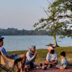 Foto : Suasana pengunjung di Waduk Seloromo (Sumber : Istimewa)