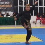 Foto : Andromeda Langit Terate saat menampilkan pencak silat seni jurus tunggal putra (Sumber : Dok.Pelatih)