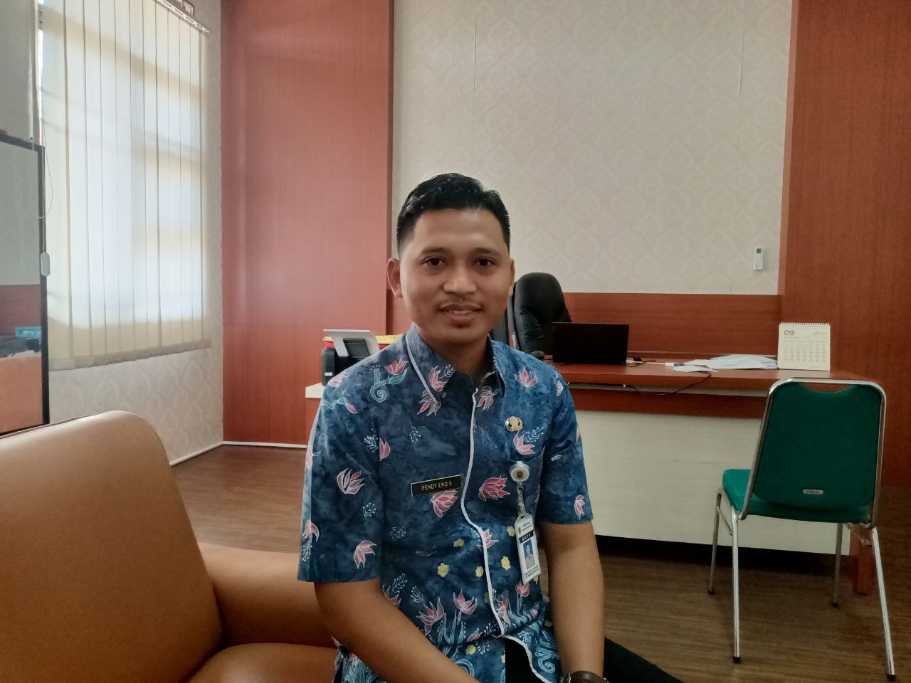 Foto : Kepala Bidang (Kabid) Pengadaan Pemberhentian Informasi Kepegawaian (PPIK) Badan Kepegawaian, Pendidikan dan pelatihan (BKPP) Pati, Fendi Eko Sulistianto (Sumber : palevioletred-jellyfish-458835.hostingersite.com / Putri Asia)
