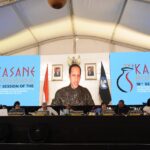 Foto: penetapan status jamu WTBT dilakukan di Kota Kasane, Botswana, oleh Komite Konvensi WBTB (Sumber: jatengprov)