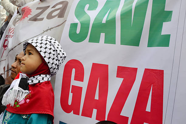 Foto: Ilustrasi aksi bela Palestina (Sumber: istock)