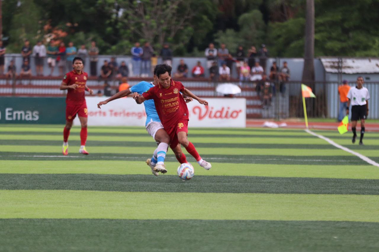 Foto : Pertandingan Persipa vs Sulut United di Stadion Joyokusumo Kabupaten Pati Minggu, (7/1/2024) (Sumber : palevioletred-jellyfish-458835.hostingersite.com/ Asy)