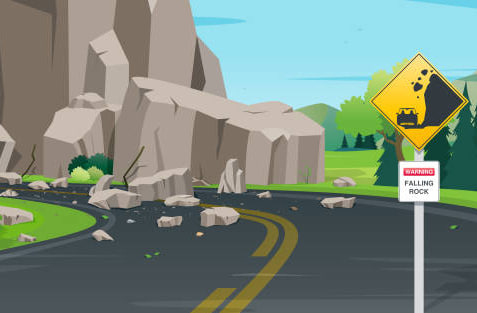 Foto: Ilustrasi longsor (Sumber: istock)
