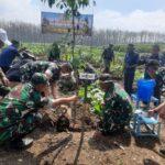 Foto: Penanaman pohon oleh Kapok Sahli Pangdam IV/Diponegoro (Sumber: mitrapost/kafi)