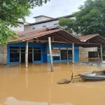 Foto: Banjir masih merendam sejumlah wilayah, kenaikan kurang lebih 20 cm sampai dengan 170 cm. (11/3) (BPBD Kota Palangkaraya)