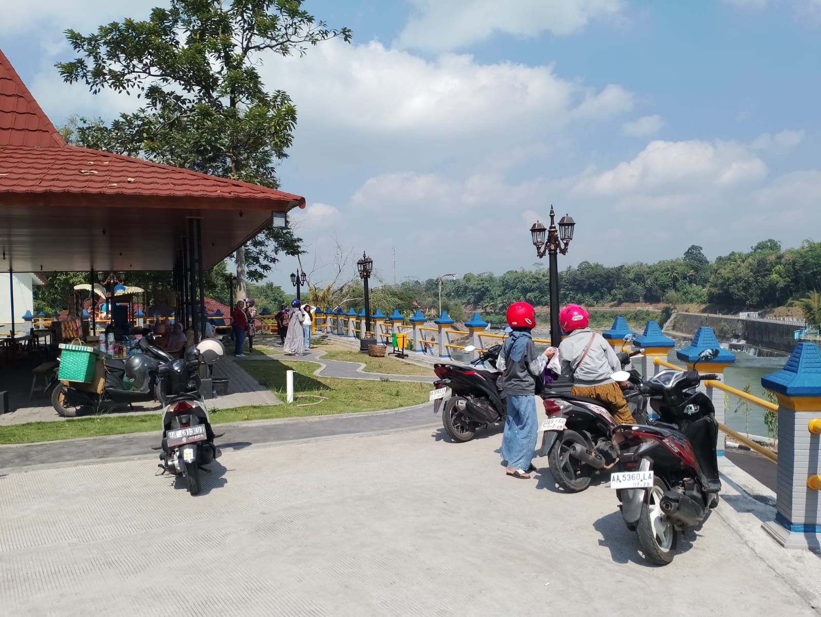 Foto: Usai dilakukan Revitalisasi Kawasan Bendungan Ancol di aliran Kali Progo oleh Kementrian PUPR, kini menjadi destinasi wisata gratis bagi masyarakat (Sumber: magelangkab)