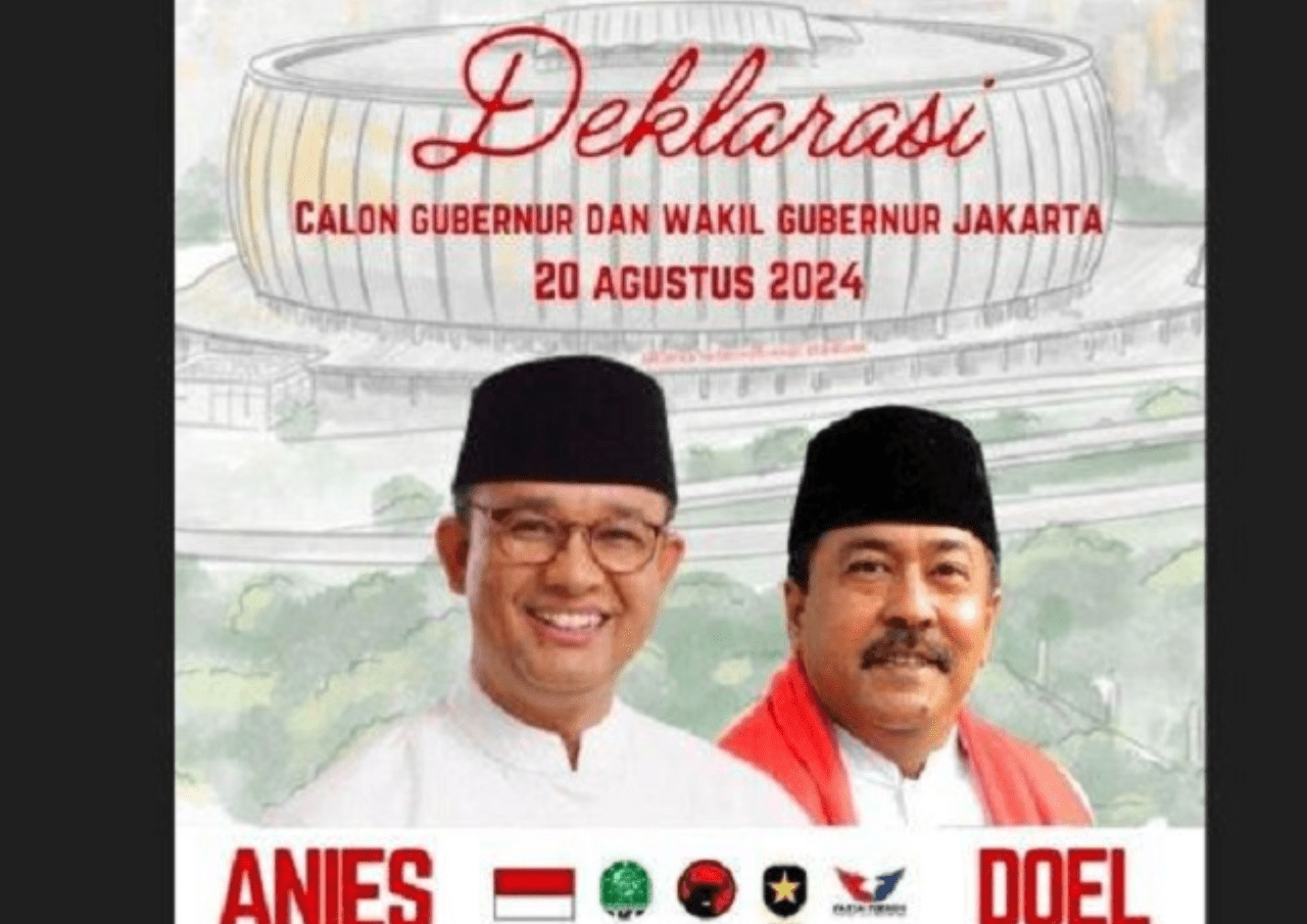 PDIP Bakal Umumkan Duet Anies-Rano Karno di Pilgub Jakarta Hari Ini