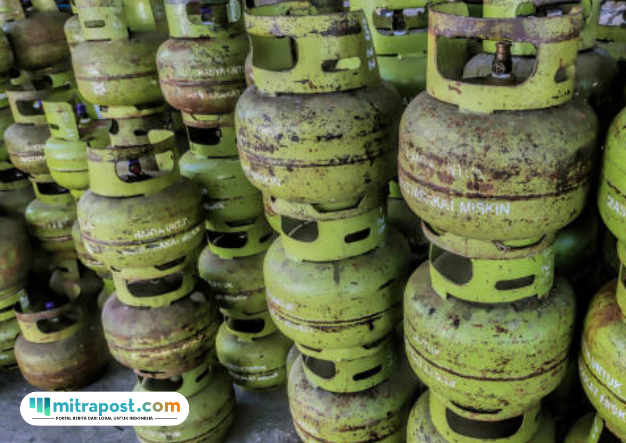 Ilustrasi gas LPG 3 kg/istock