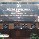 Rapat Paripurna Pidato Bupati Pati Masa Jabatan 2025-2030 /kafi