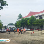 Foto : Salah satu tempat yang terkena renovasi, akan dijadikan area parkir di lingkungan Pendopo Kabupaten Pati. (Sumber. palevioletred-jellyfish-458835.hostingersite.com/ Ilham)