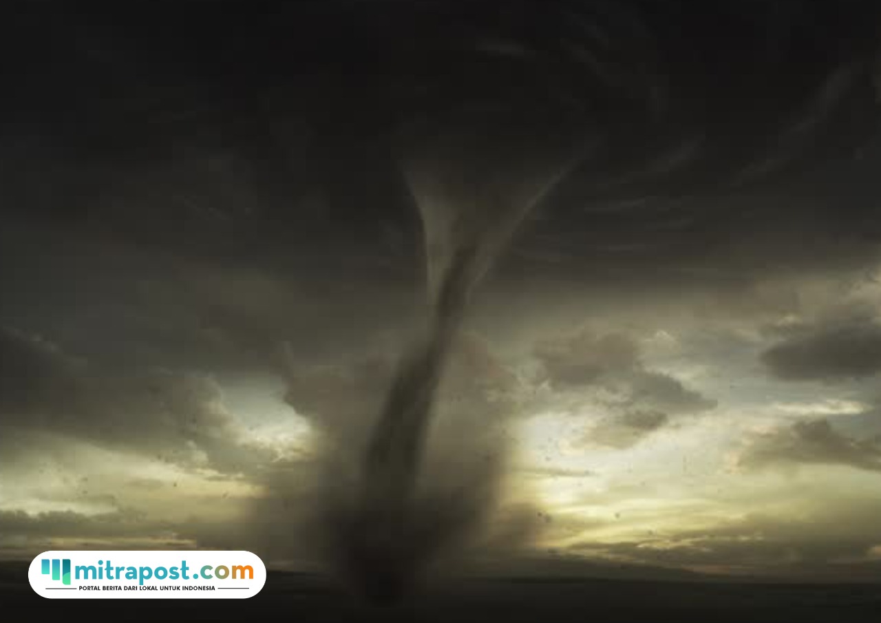 Ilustrasi angin puting beliung/istock
