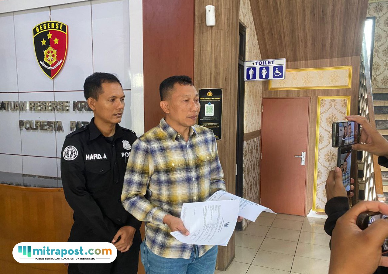 Foto: Kasat Reskrim Polresta Pati AKP Heri Dwi Utomo saat dikonfirmasi oleh awak media (palevioletred-jellyfish-458835.hostingersite.com/ Polresta Pati)