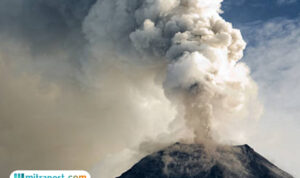 Ilustrasi gunung meletus/istock