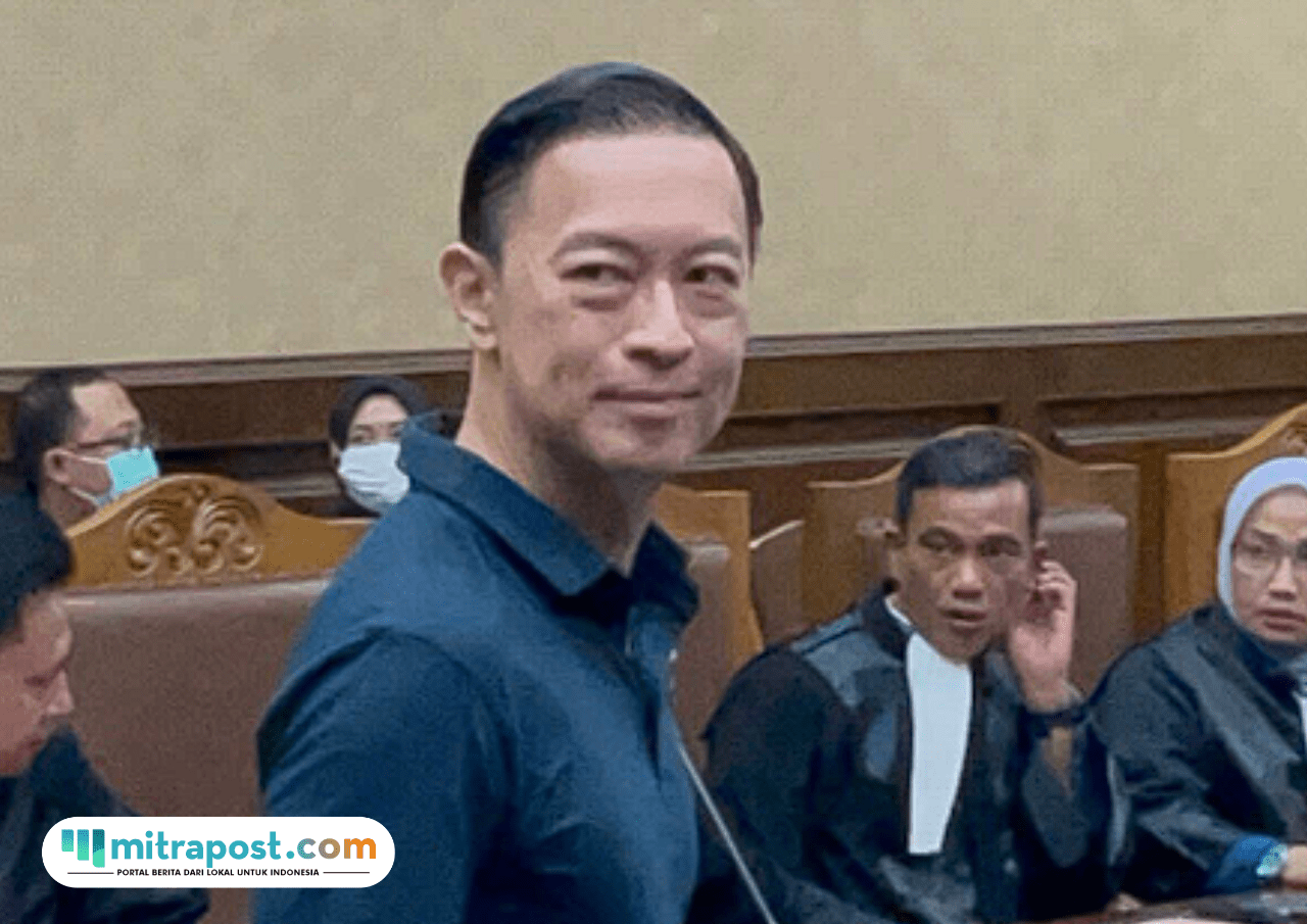 Foto: potret Tom Lembong dalam persidangan (sumber: Instagram)