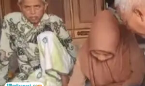 guru madin di Demak yang diduga tampar siswanya/tangkap layar
