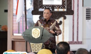Foto: Bupati Pati Sudewo saat memberikan dalam kegiatan beberapa waktu lalu (palevioletred-jellyfish-458835.hostingersite.com/ Humas Pati)