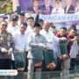 Foto : Panen ikan nila salin bersama di Desa Donorejo Kecamatan Tayu Pati, belum lama ini. (Dok. Humas Pemkab Pati )