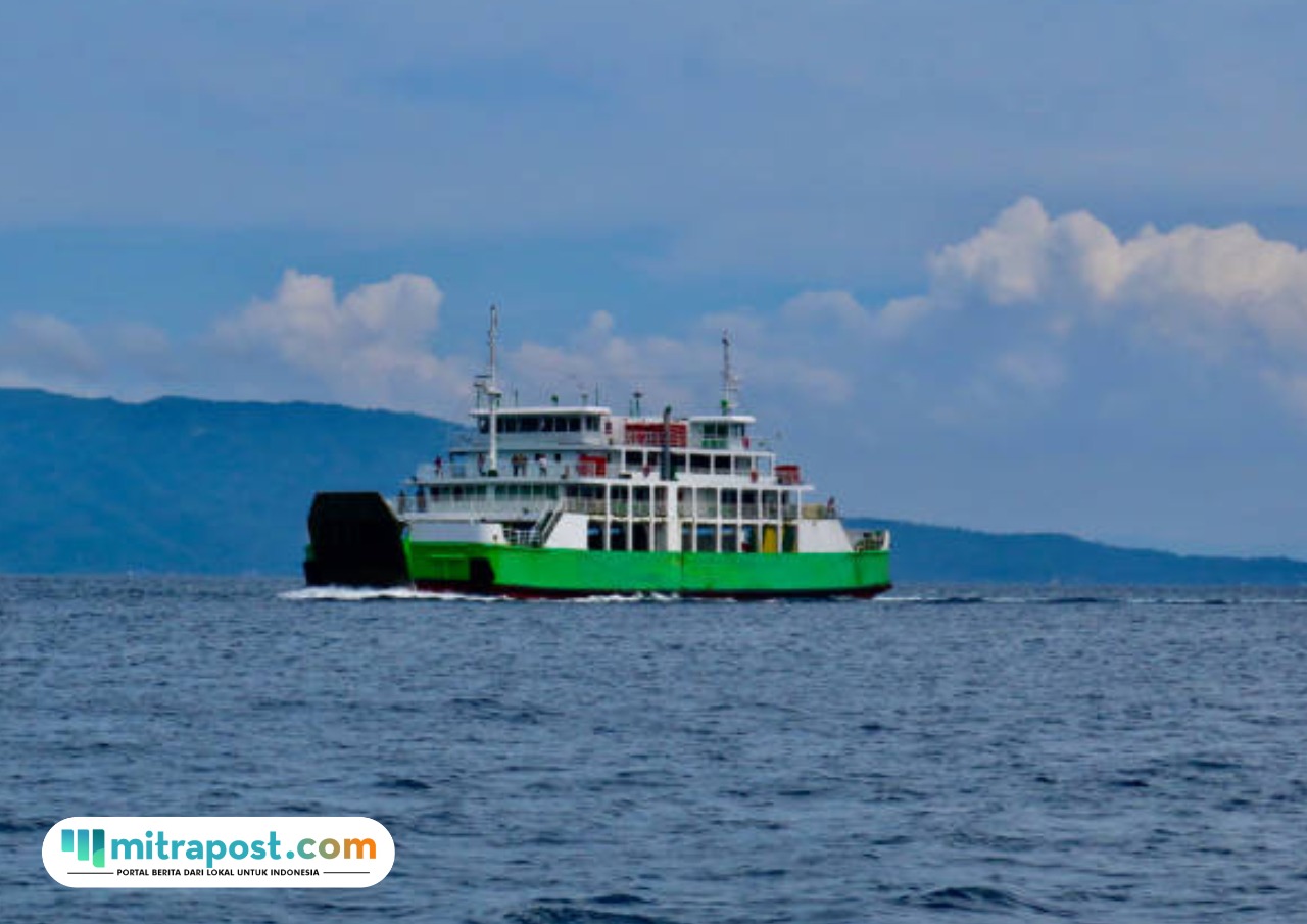 Ilustrasi kapal penyeberangan Selat Bali/istock