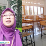 Foto : Kepala Sentra Margo Laras Pati, Proboretno Kuncororini ditemui di halaman Pendopo Kabupaten Pati. (Sumber. palevioletred-jellyfish-458835.hostingersite.com/ Ilham)